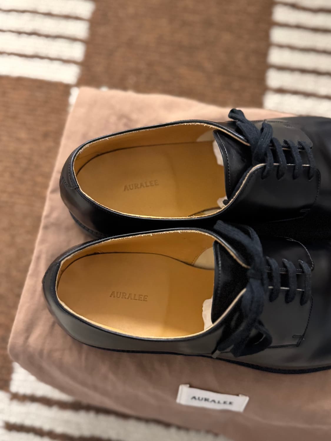 오라리 auralee x 풋더코쳐 레더 슈즈 상품이미지4