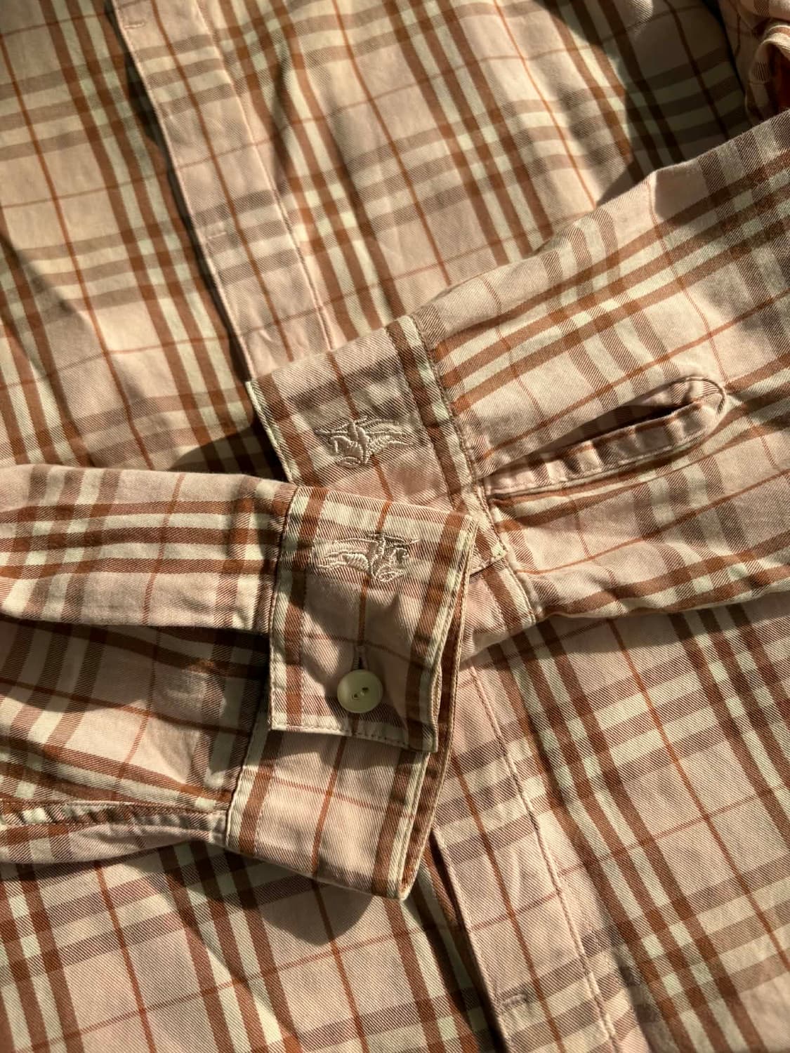 [M] 버버리 런던 핑크 노바체크 셔츠 상품이미지7