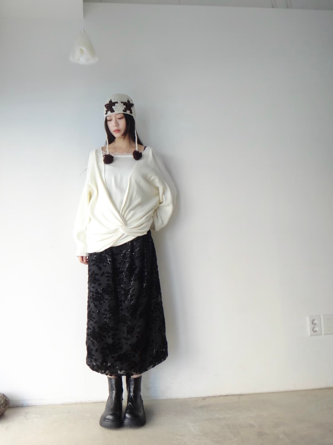 Star point ball beanie 상품이미지4