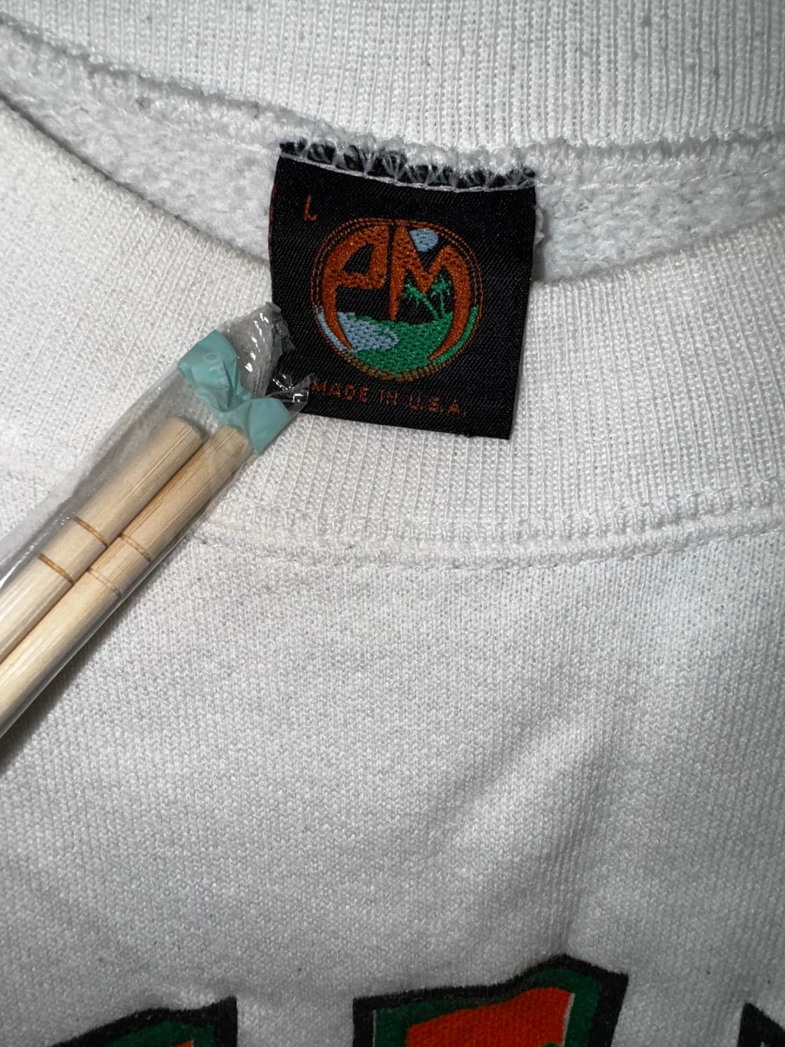 80s 컬리지 풋볼 스웻 L 상품이미지3