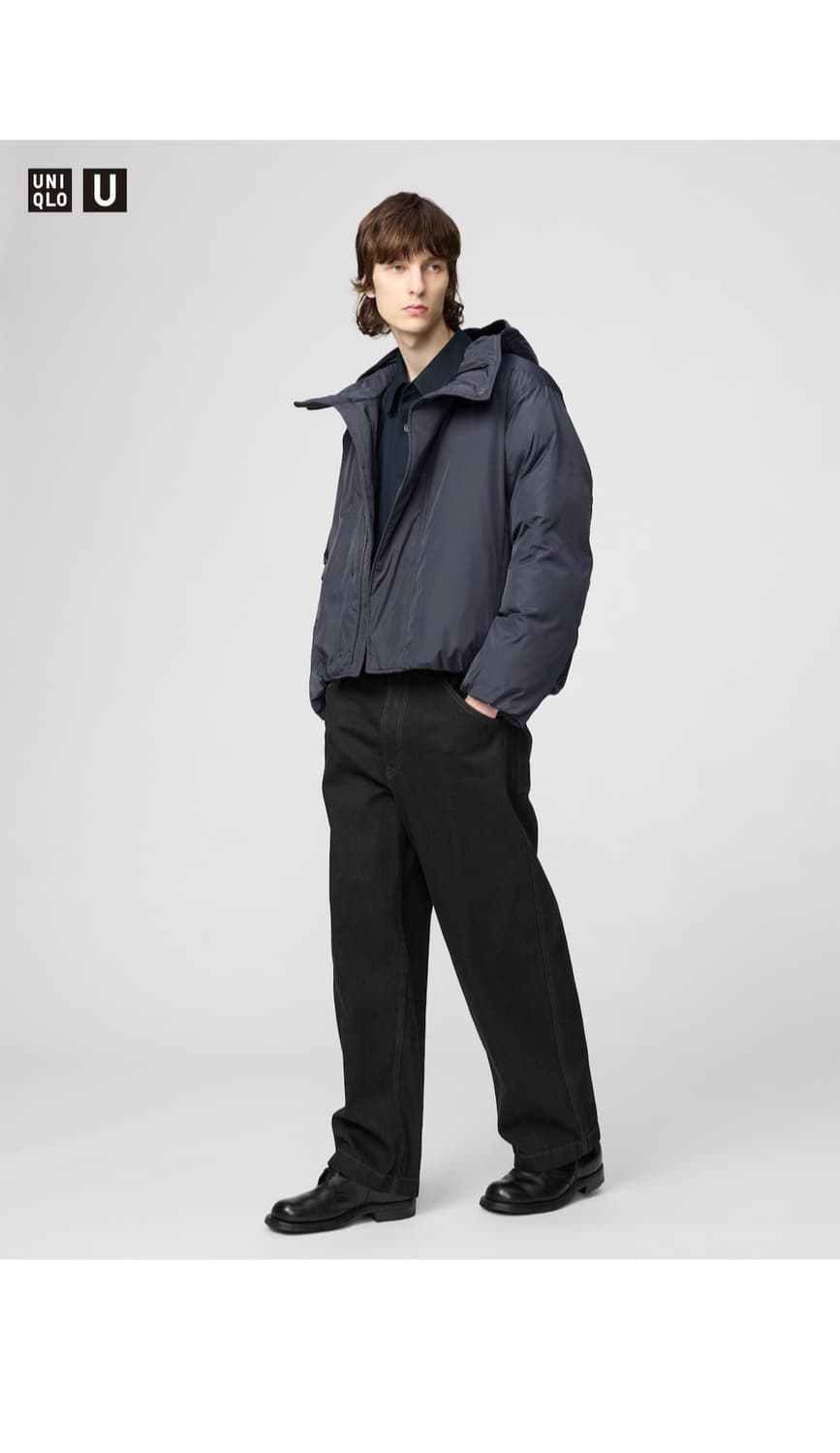 유니클로 U 와이드핏컬러진 블랙 31 상품이미지1