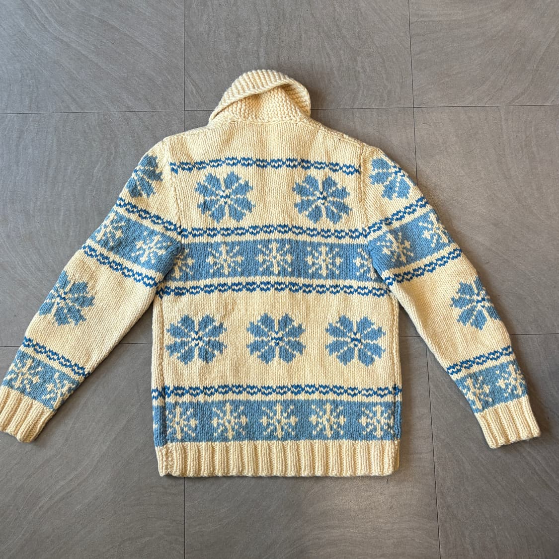 빈티지 눈꽃 자수 코위찬 자켓 상품이미지7