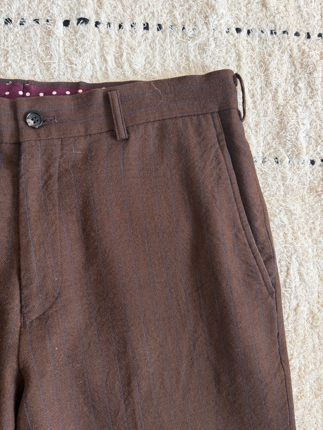 Comme des Garcons Homme 스트라이프 팬츠 상품이미지2