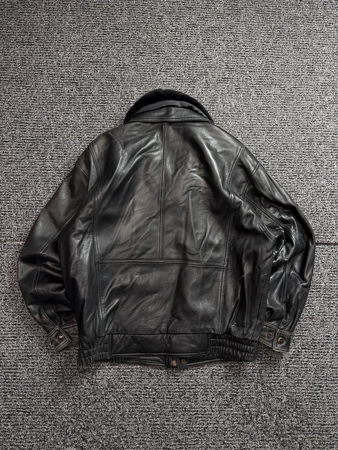 아카이브 빈티지 램스킨 A-2 레더 무스탕 자켓 2104 상품이미지4