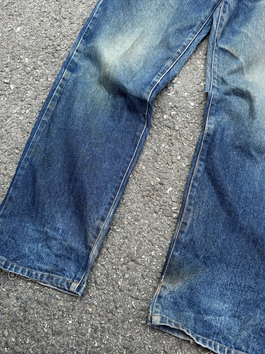 Evisu Paris 다이콕 에이징 워싱 데님팬츠  상품이미지10