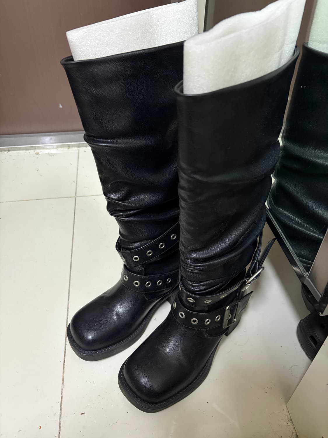 에펠클래식 JUDE Long boots_ black 쥬드 롱 부츠 5cm 상품이미지2