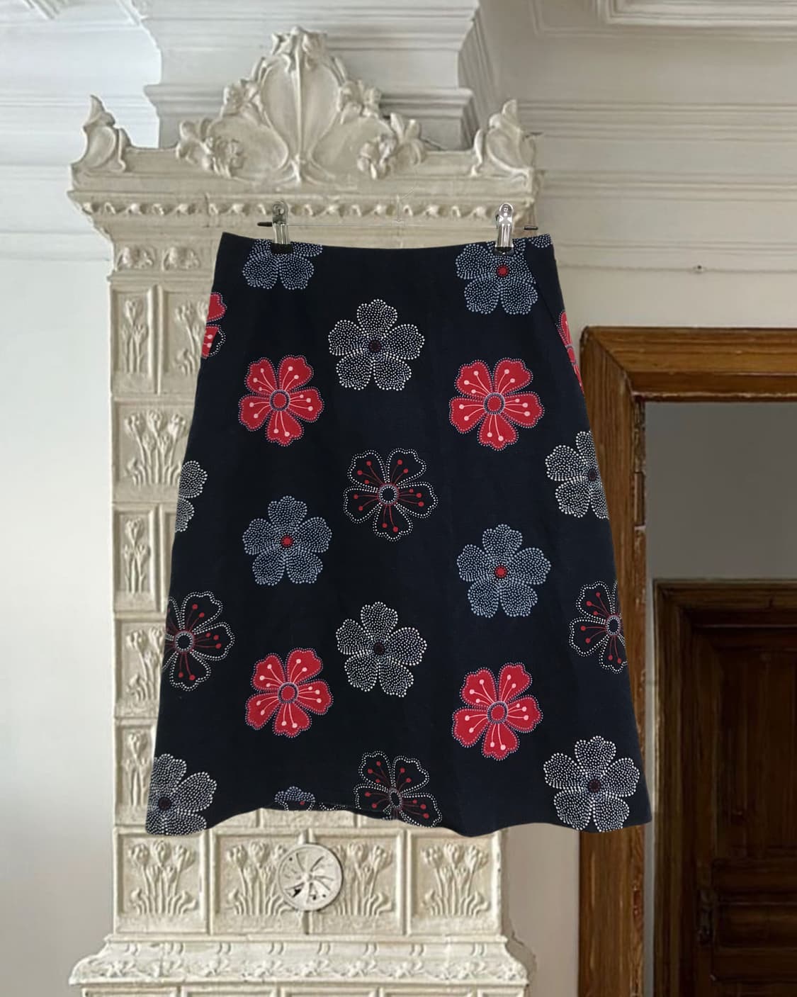 vintage pattern skirt 상품이미지5