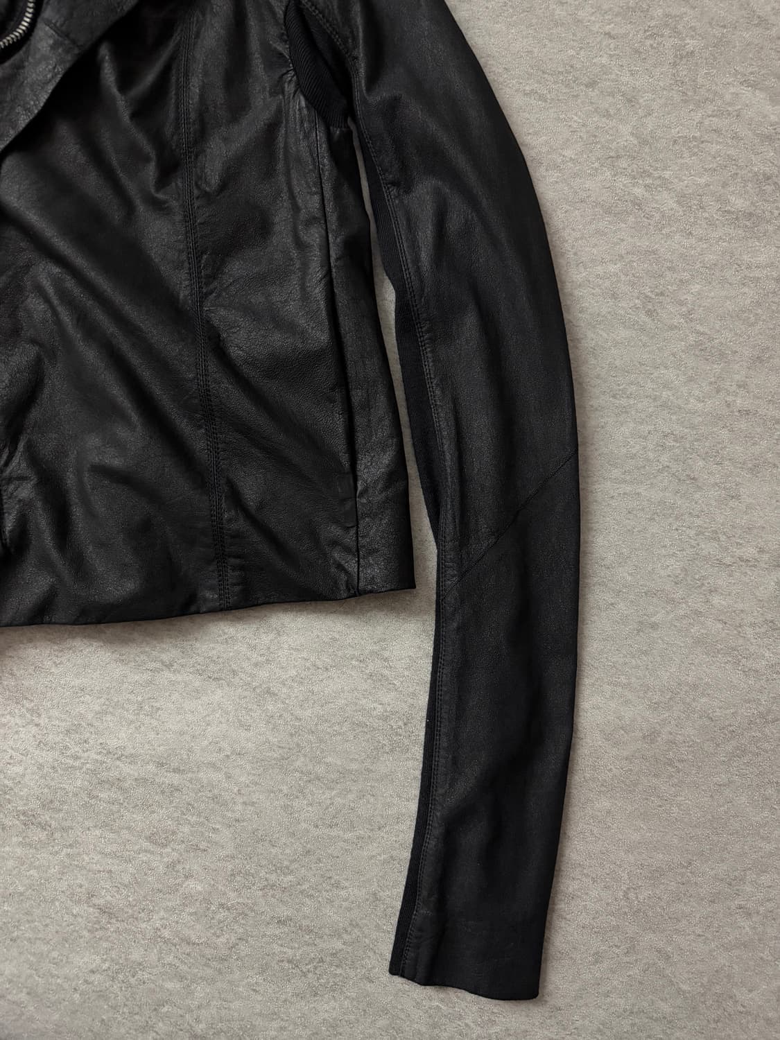 릭오웬스 램스킨 후드 레더자켓 상품이미지6