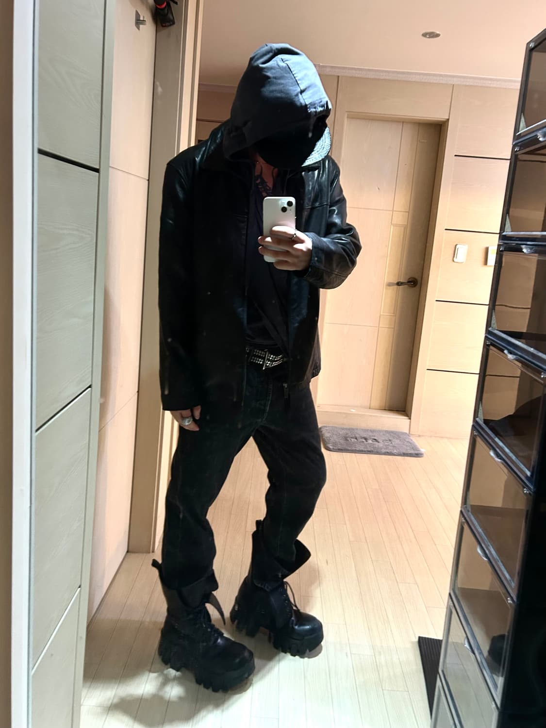 1996 Metal Black Straight Fit Pants 상품이미지3