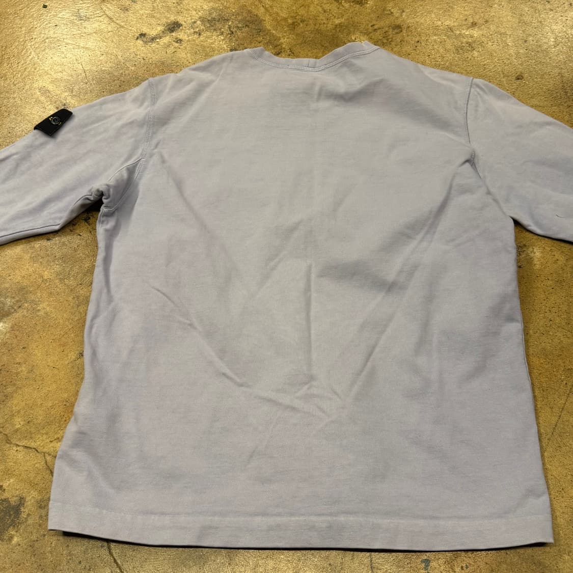 [정품/100] 스톤아일랜드 긴팔 티셔츠 라벤더 b19 상품이미지4