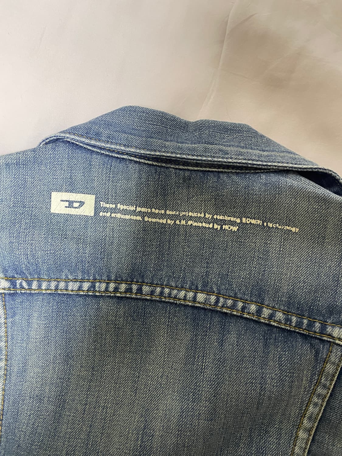 디젤 빈티지 데님 자켓 상품이미지3