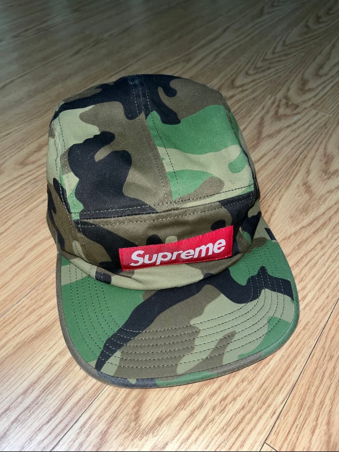 슈프림 카모 캠프캡 상품이미지1