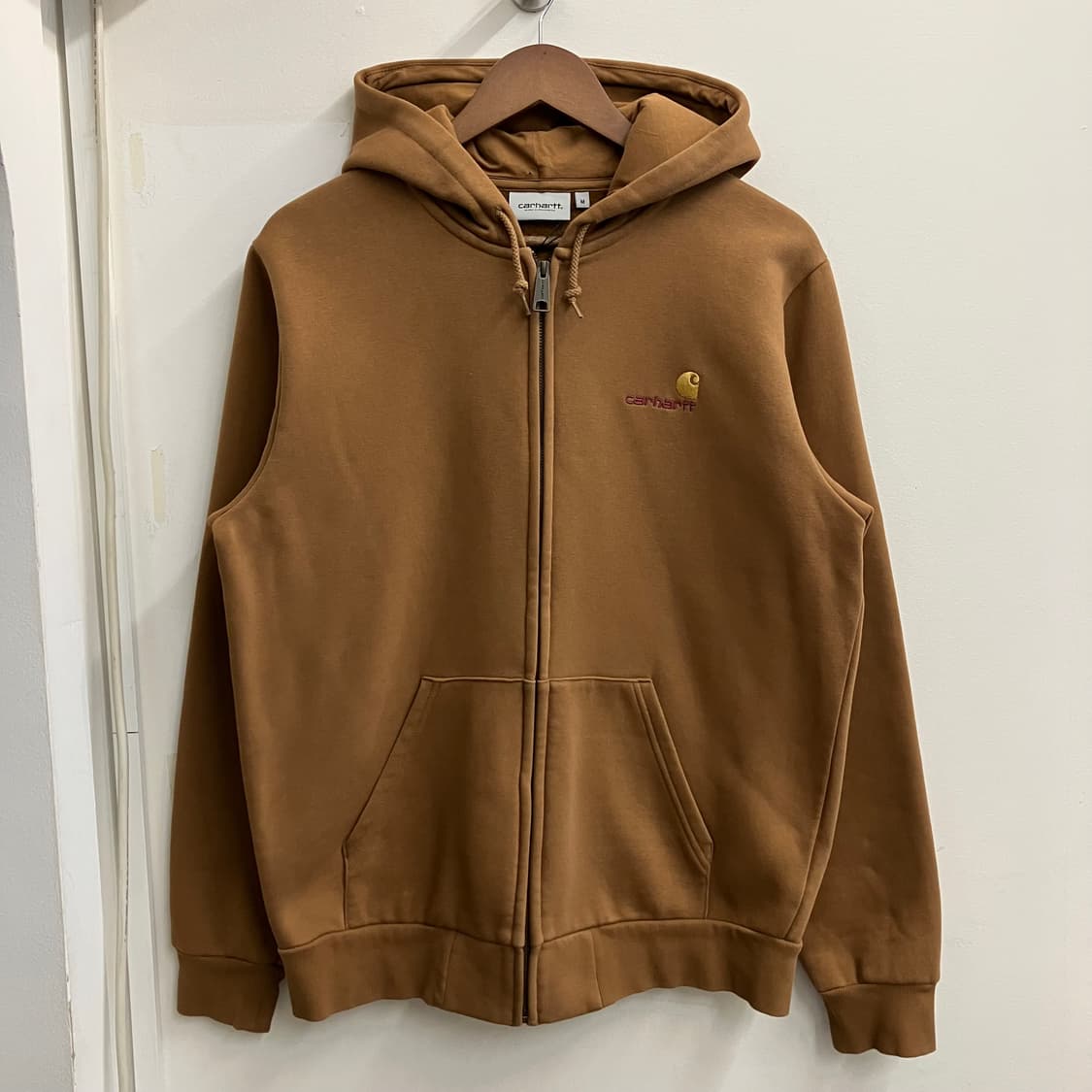 N265 칼하트 wip 후드집업 브라운 상품이미지1