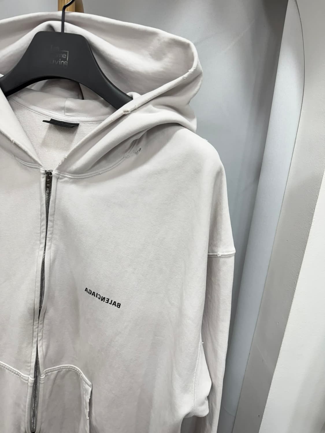 백화점판 발렌시아가 미러 후드 집업 L  상품이미지2