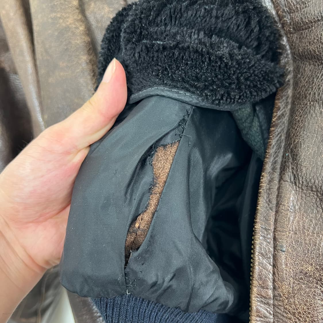 1980s Goldwaters cowhide jaket 상품이미지7