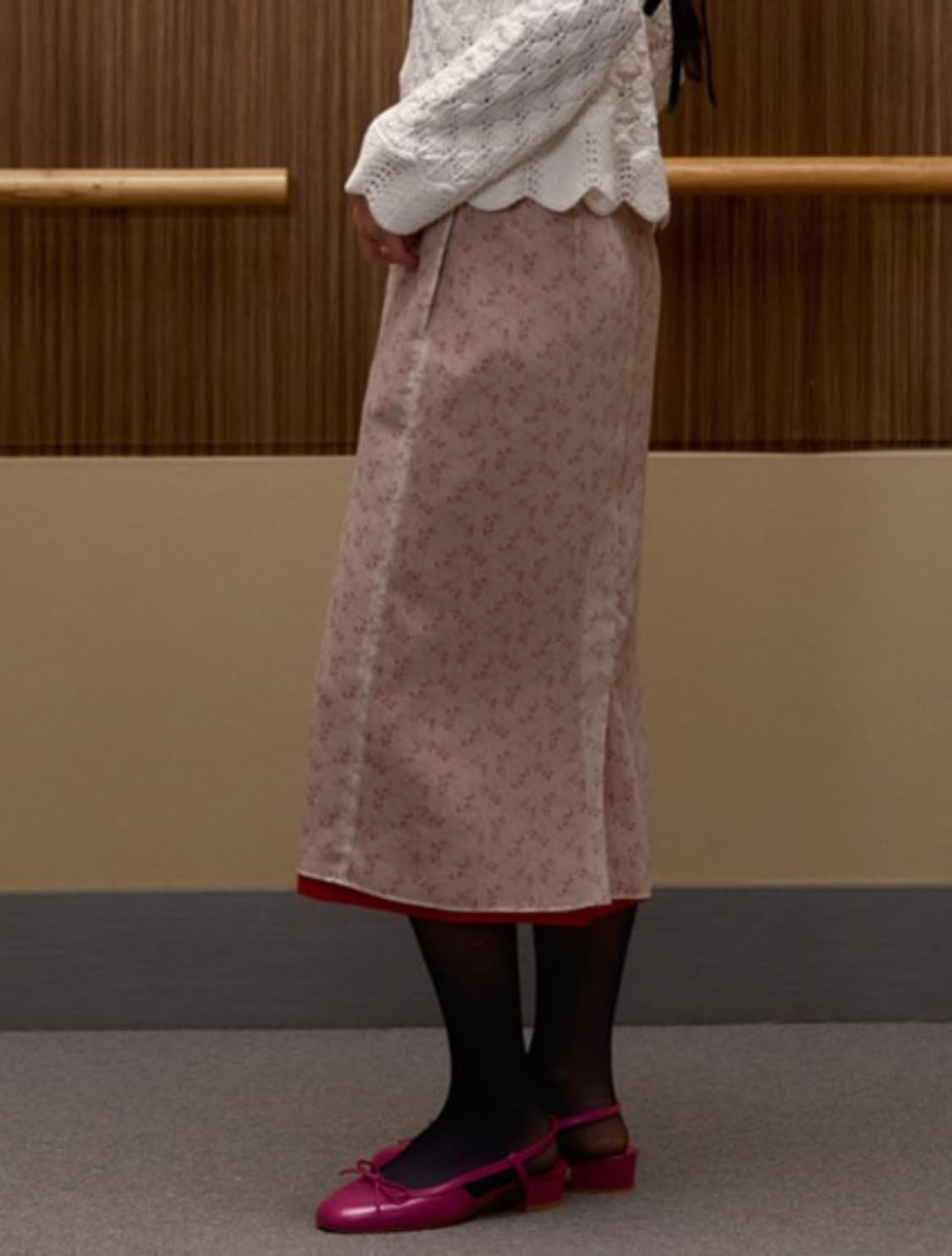 1회착) 시엔느 루이스 플라워 스커트 상품이미지3