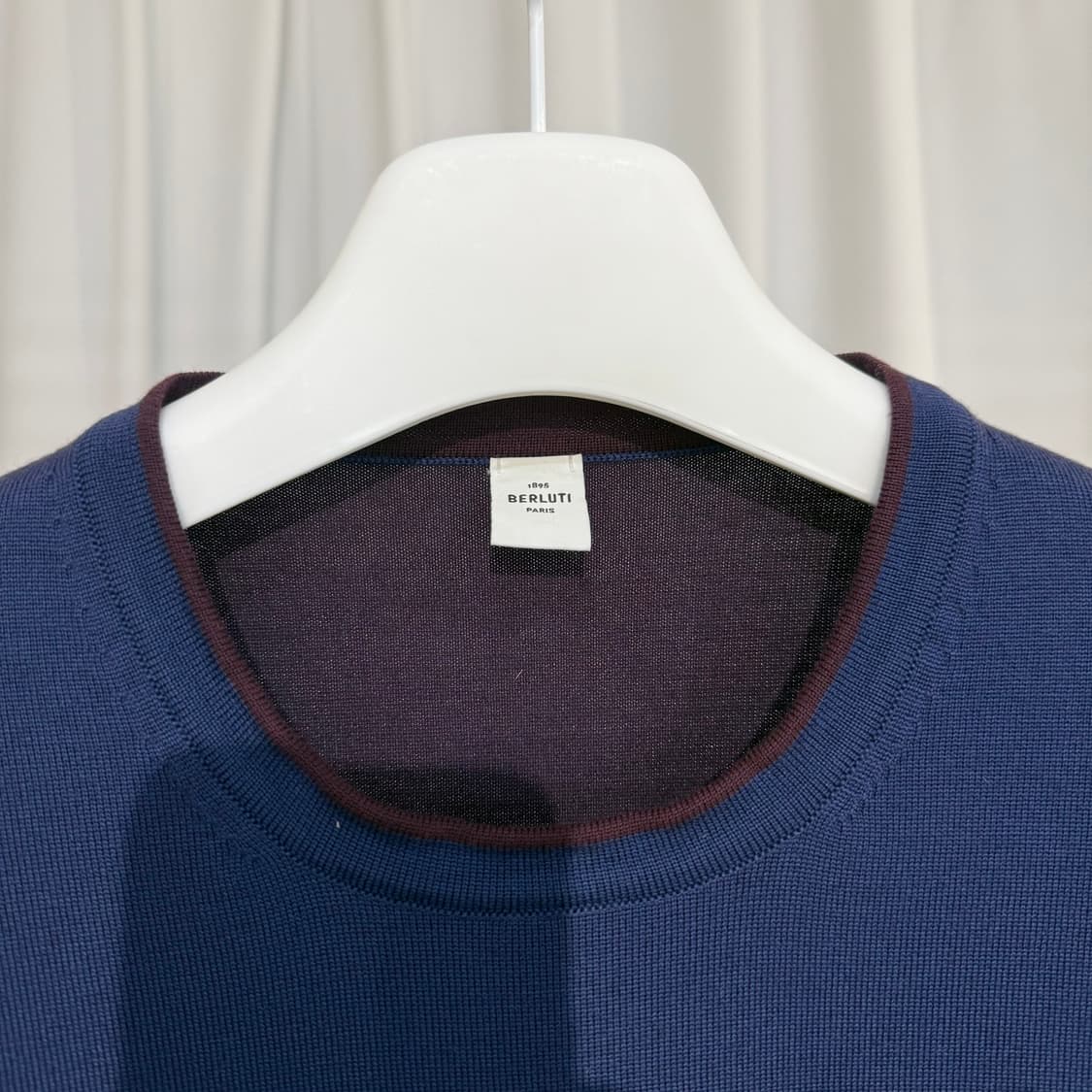 (M) 벨루티 1895 로고 니트 스웨터 상품이미지4