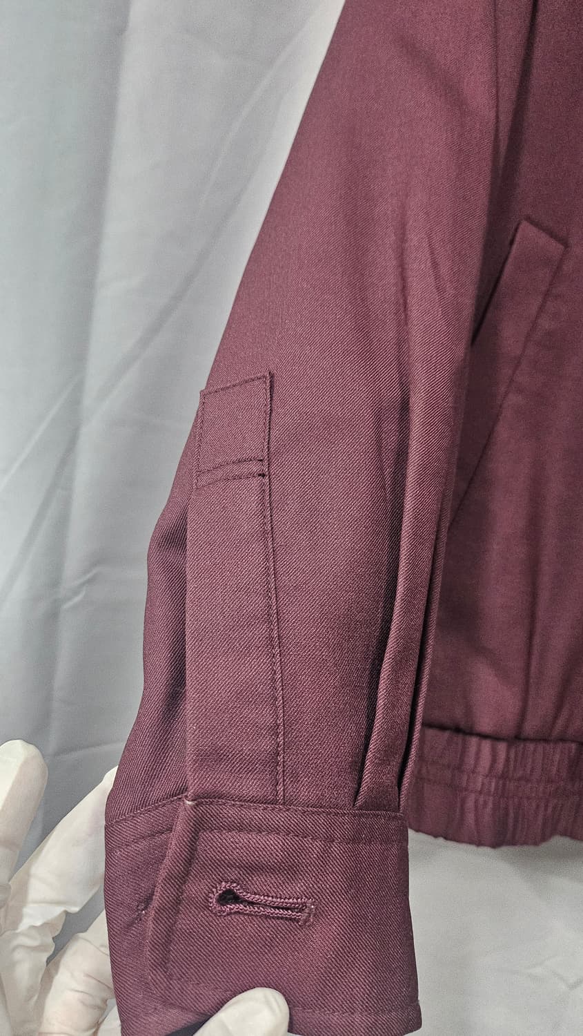 입생로랑 버건디 봄버 자켓 95 상품이미지6