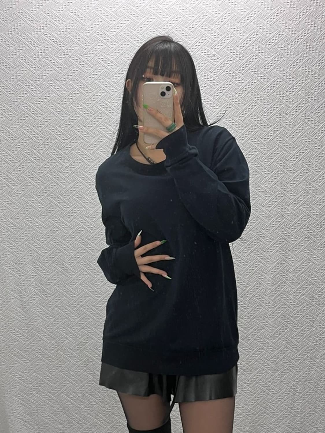 씨피컴퍼니 빈티지 모던시크 와펜 롱슬리브 맨투맨 L C09263 상품이미지2