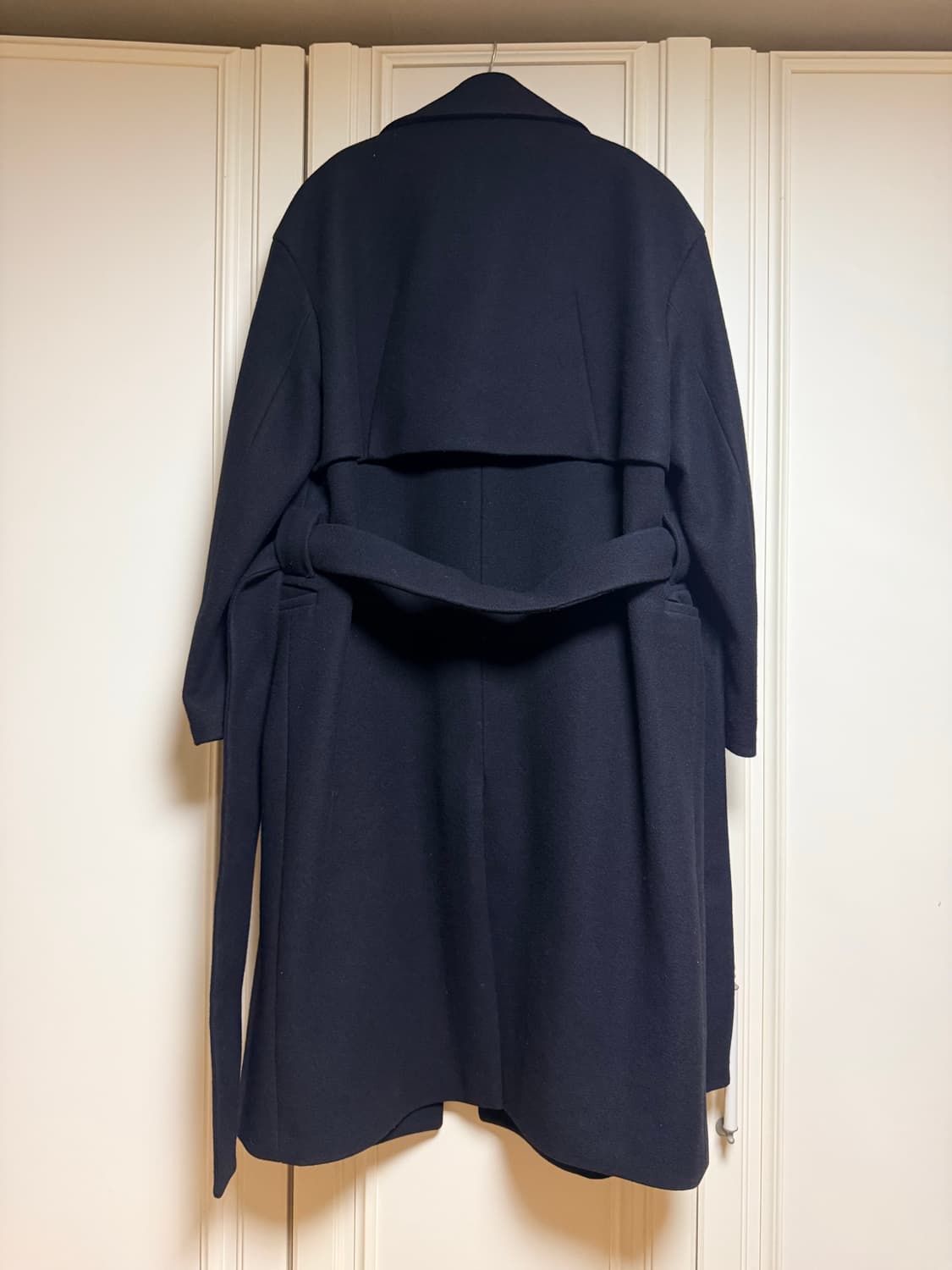 벨리에 울 트렌치 코트 블랙 M 상품이미지2