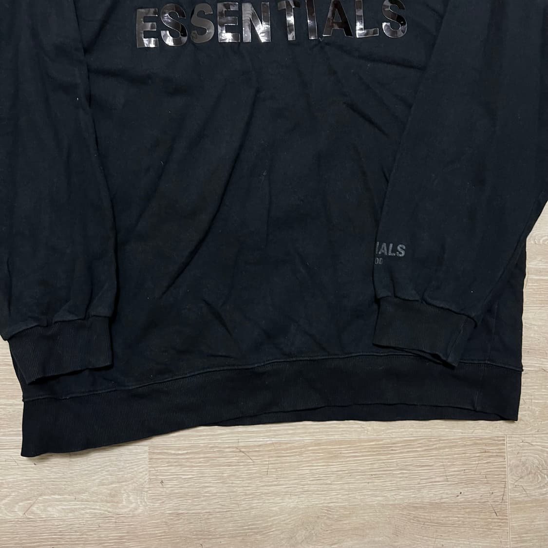 피어오브갓 피오갓 에센셜 빅로고 맨투맨 [블랙] 3XL 상품이미지3
