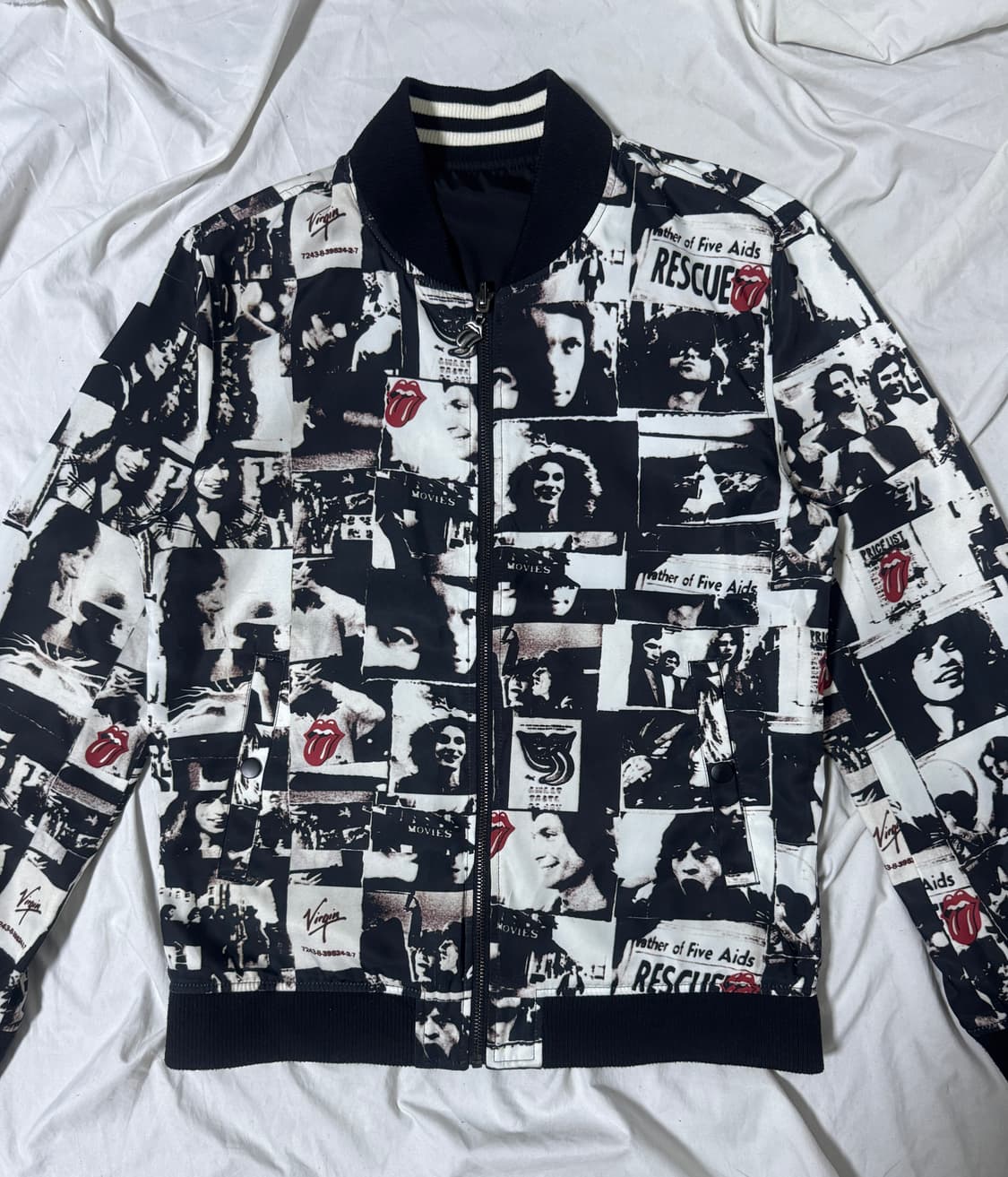 잭 로즈 롤링스톤즈 밴드 리버시블 자켓 펑크 하드 록 상품이미지5