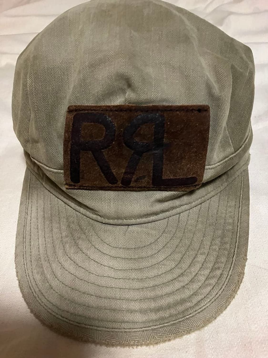  RRL 헤링본 트윌 엔지니어 캡 상품이미지1