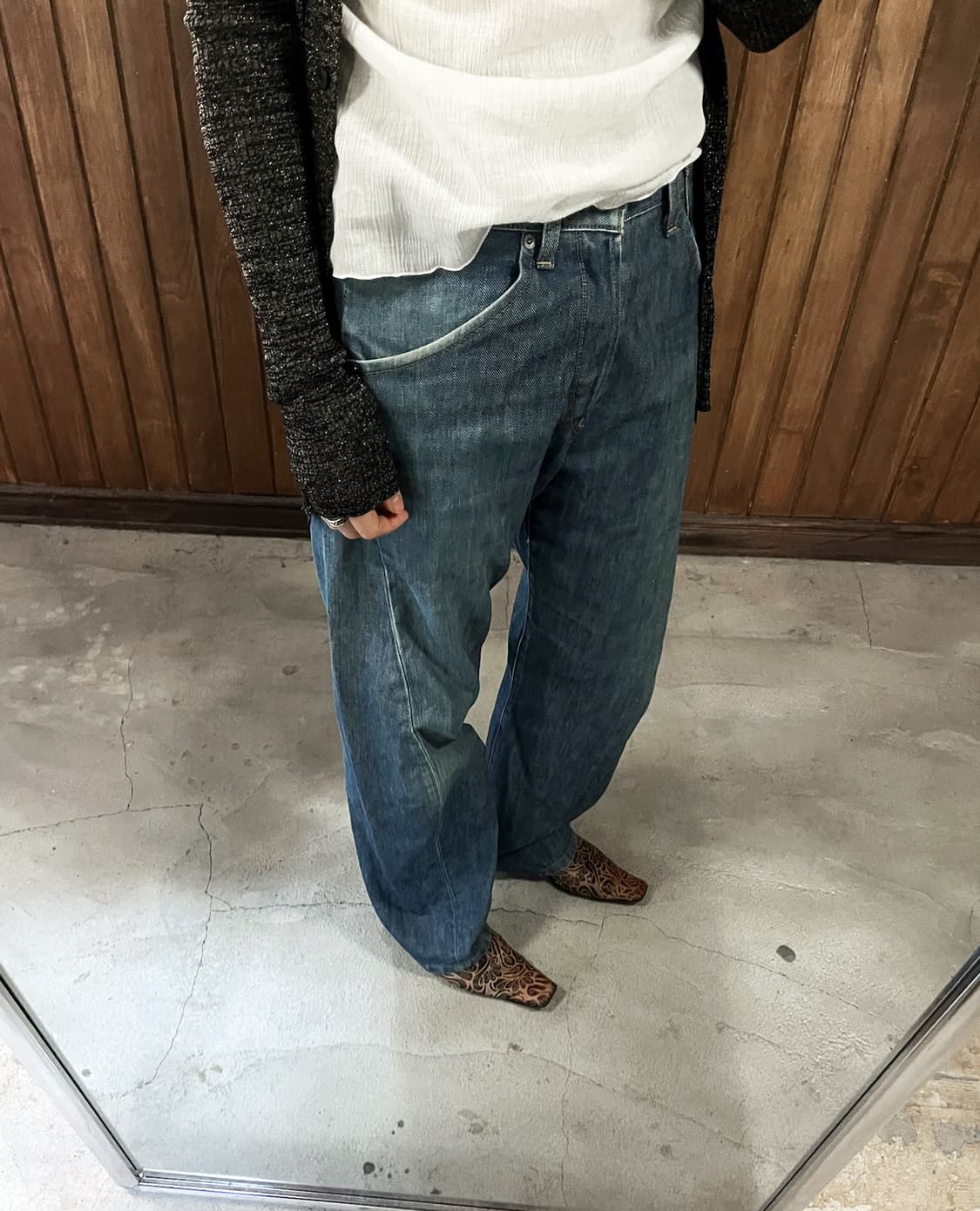 LEVI'S engineered regular blue jeans 상품이미지1