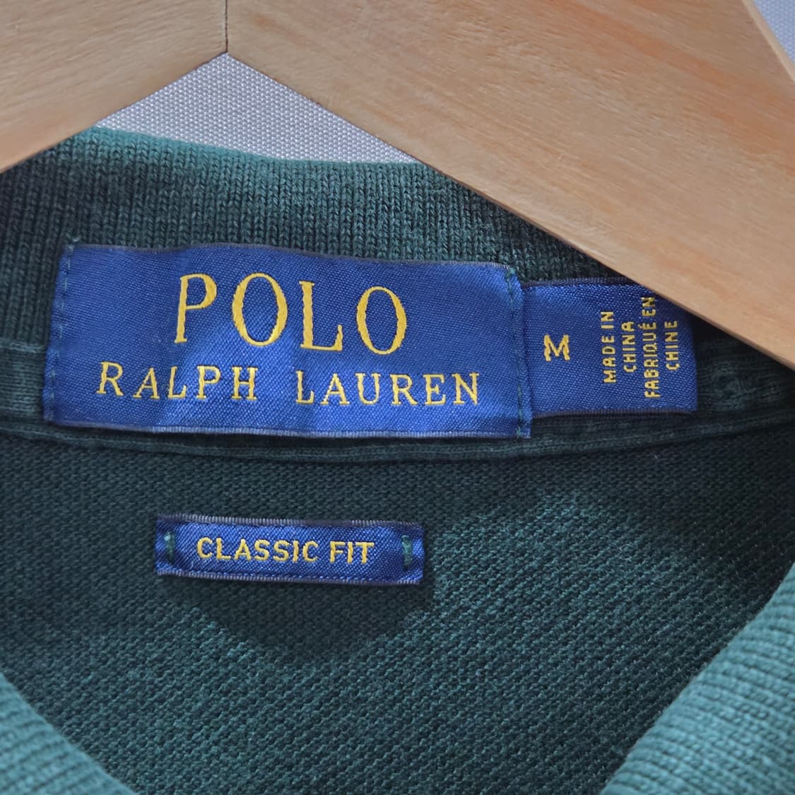폴로랄프로렌 피케 카라 반팔티 딥그린 M 상품이미지3