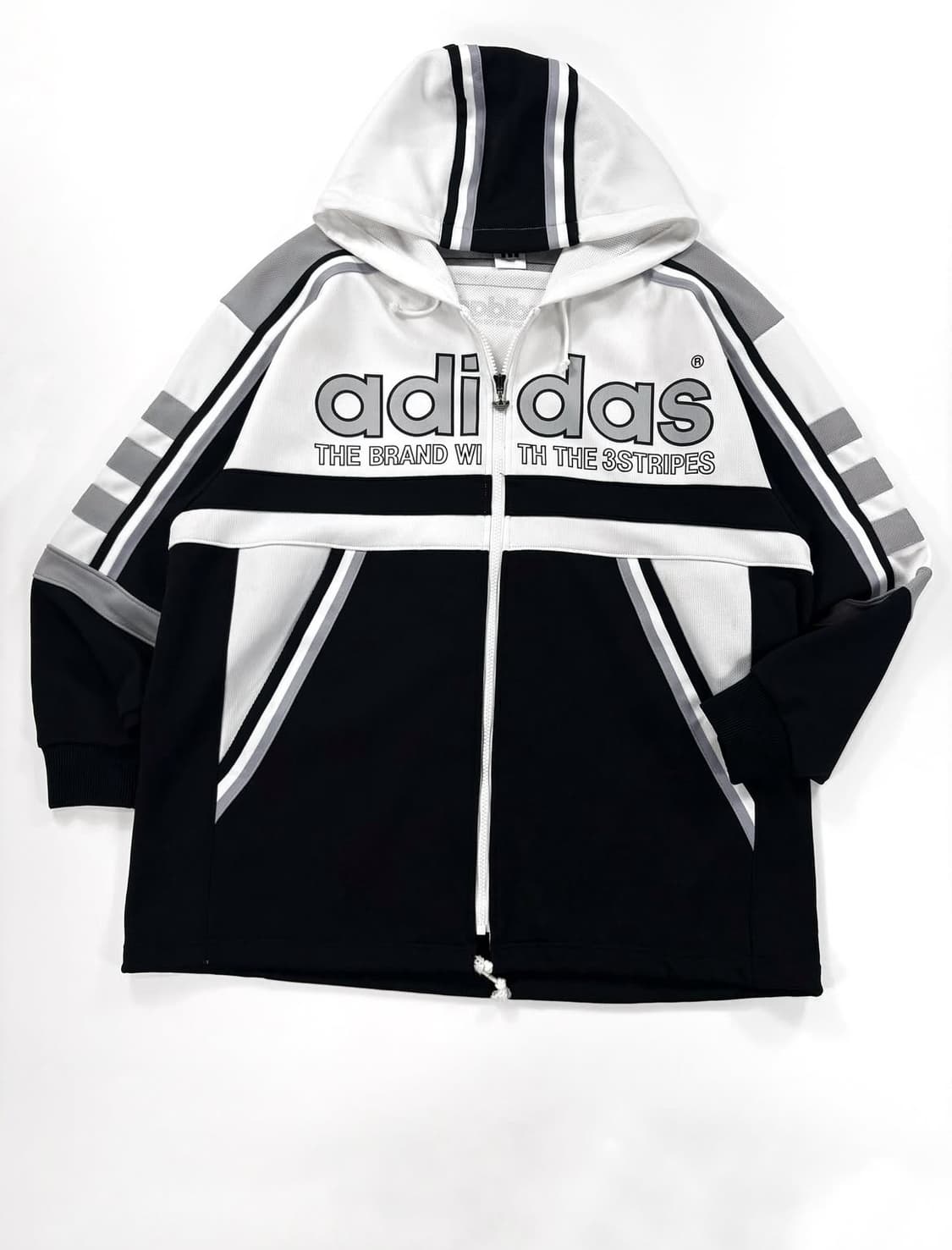 아디다스 x 데상트  90‘s 후드 반집업 져지 상품이미지1