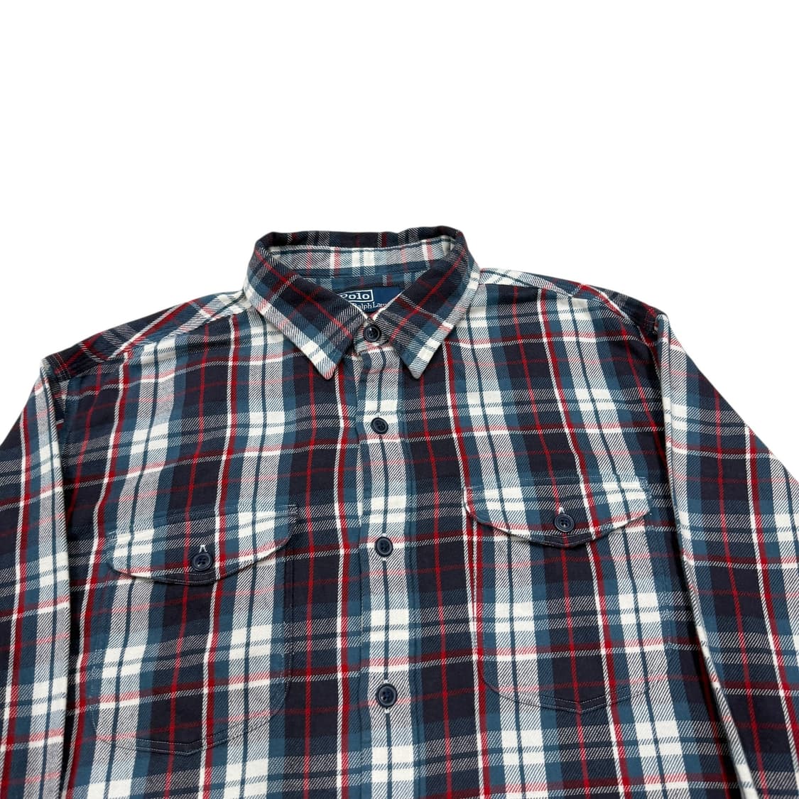 폴로 랄프로렌 신형 클래식핏 플래드 트윌 워크 체크셔츠 남방 L 상품이미지2