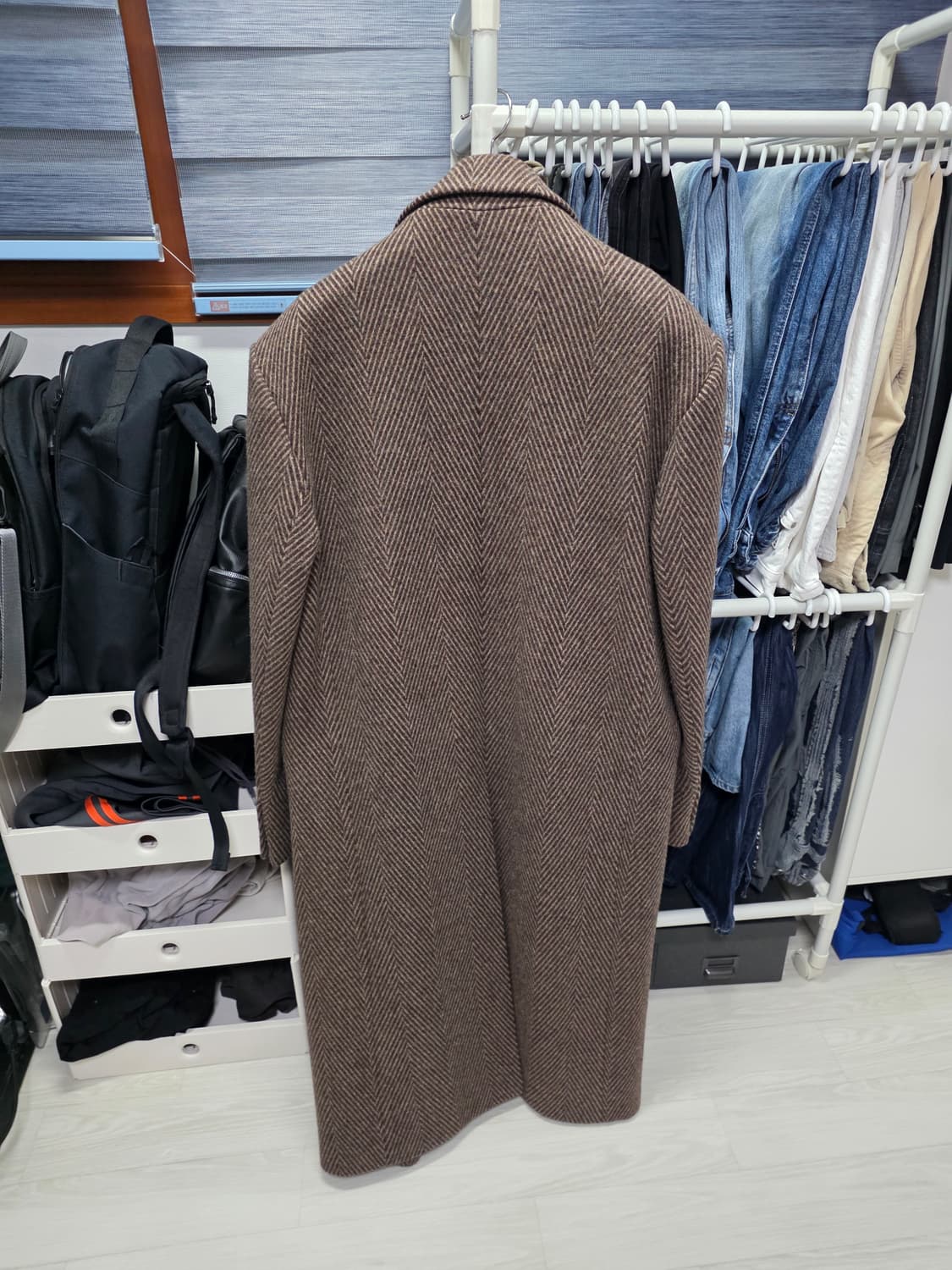 [48]엘무드 에디 더블 코트 브라운 쿠거 상품이미지3