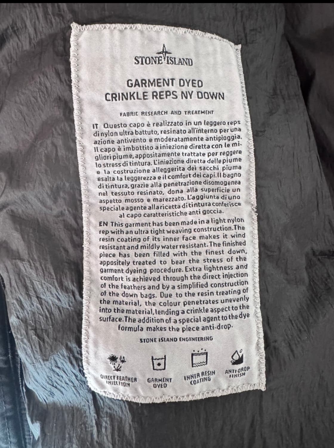 스톤아일랜드 크링크랩스 20fw xxl 상품이미지8