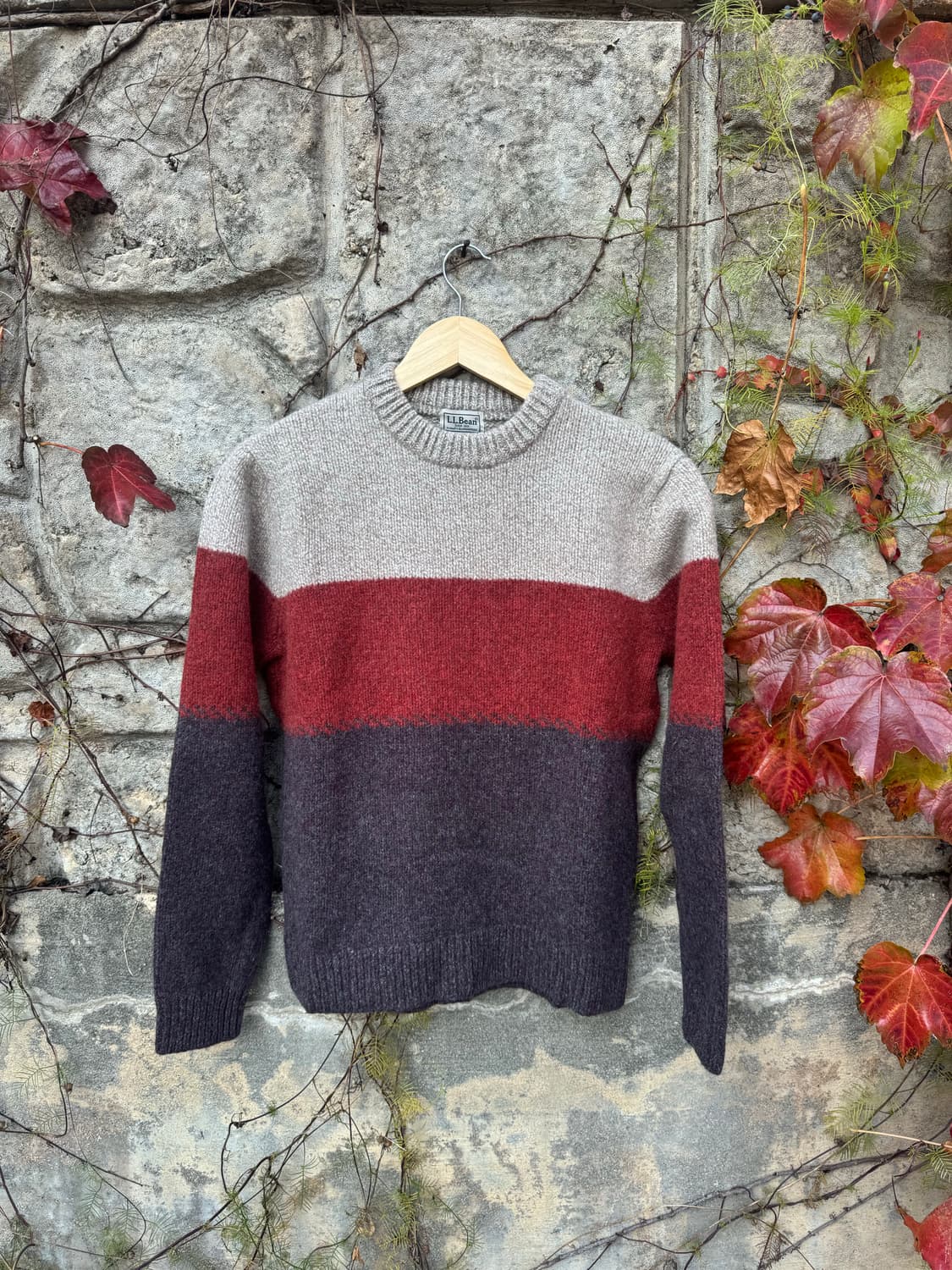 엘엘빈 램스울 니트 스웨터 m 상품이미지1