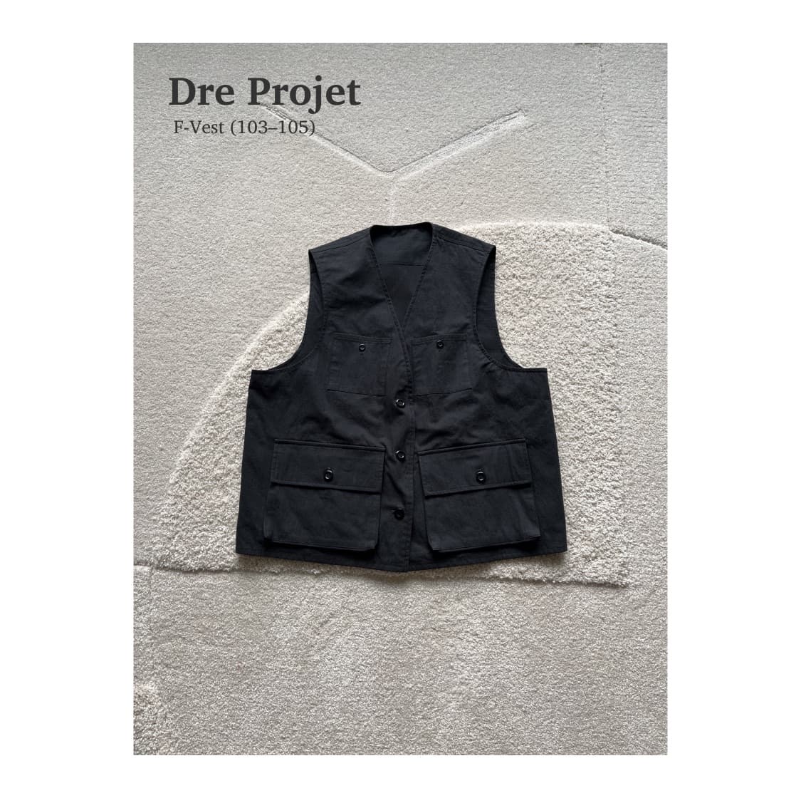 드레프로젝트 Reversible F-vest (100-105) 상품이미지1
