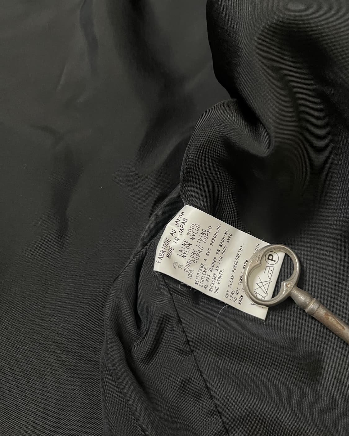 요지야마모토 돌먼슬리브 코트 yohji yamamoto Y’s 기모노 상품이미지10