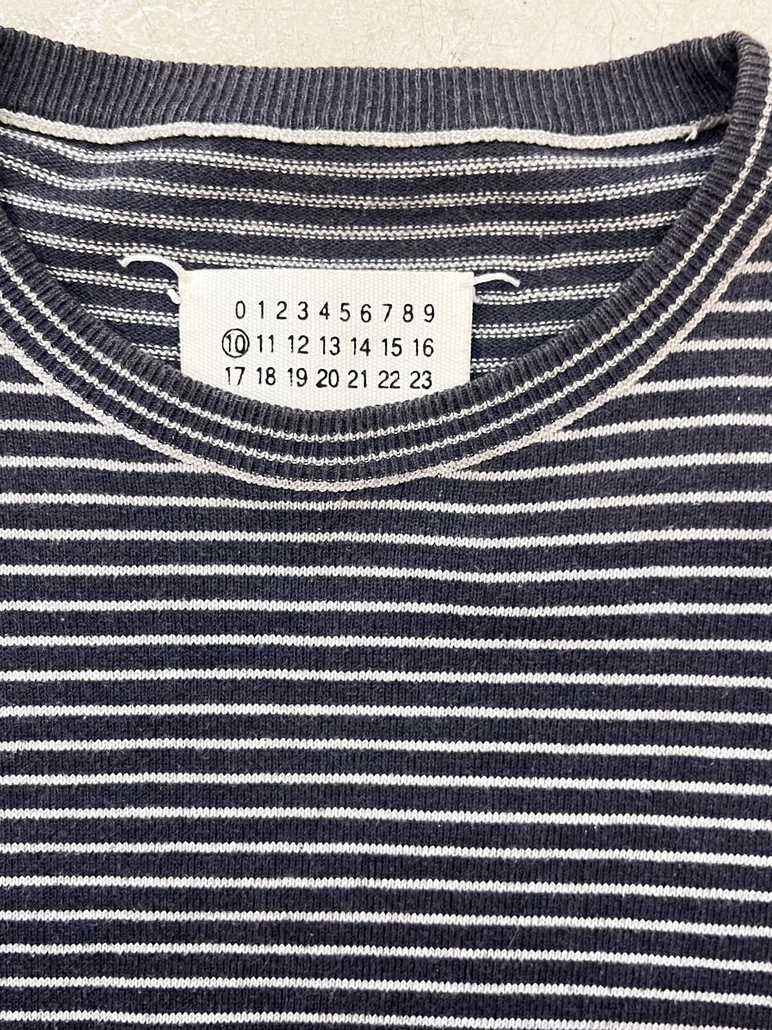 [M] 마르지엘라 스트라이프 니트 상품이미지2