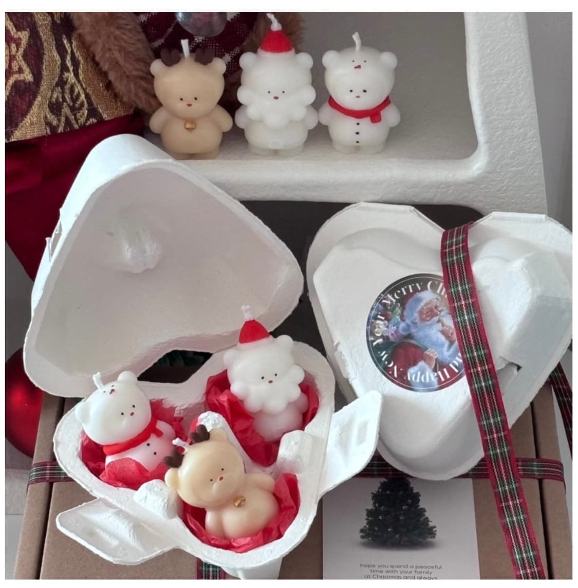 크리스마스 삼총사 캔들 홈 꾸미기 상품이미지5