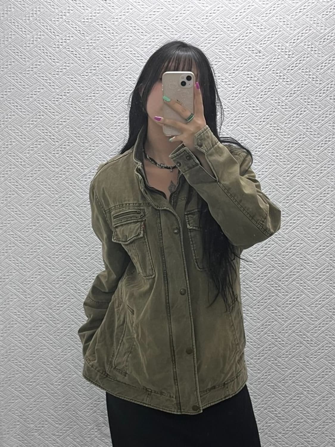 리바이스 빈티지무드 올리브카키 멀티포켓 워크자켓 XL C07219 상품이미지1