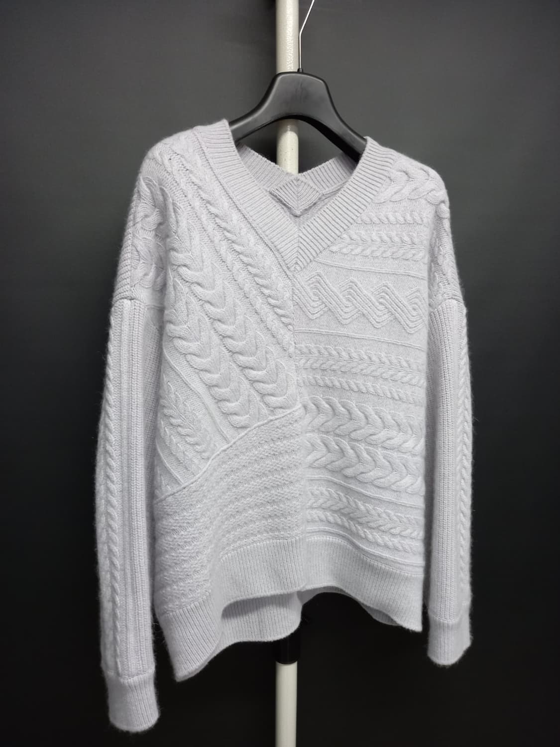 시스템 춘추동 라벤더 모 니트 풀오버 F 33-77 상품이미지3