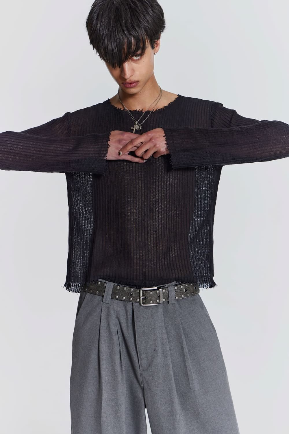 [jaded london] 메쉬 탑 xs  상품이미지4