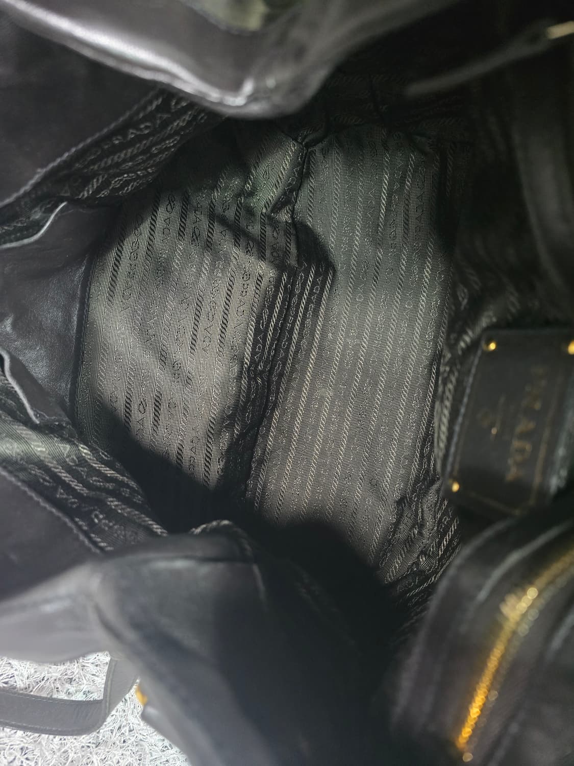 프라다 나일론 금장 토트백 숄더백 상품이미지8