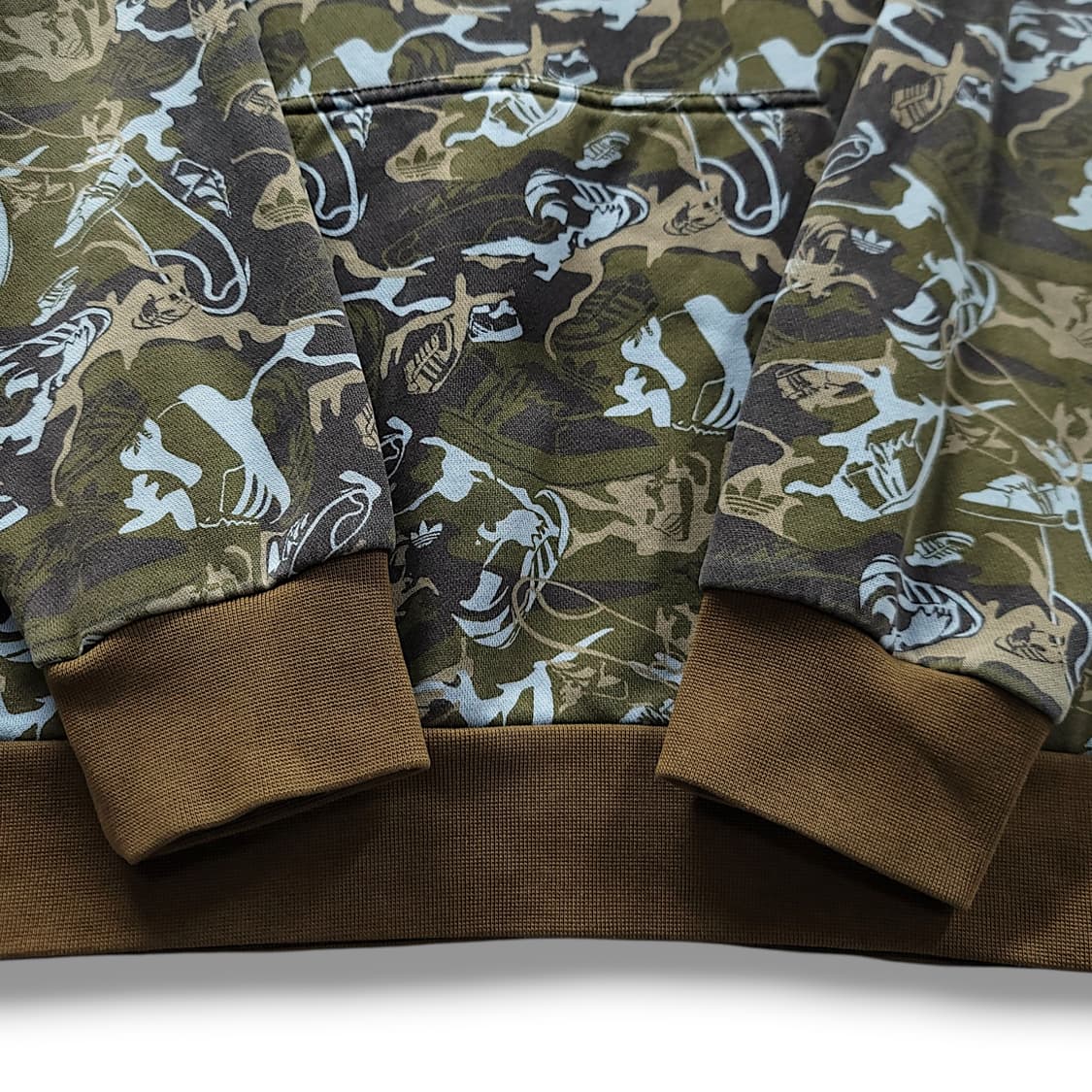 [100] 아디다스 카모플라쥬 파이어버드 올오버 기모 후드티셔츠 상품이미지7