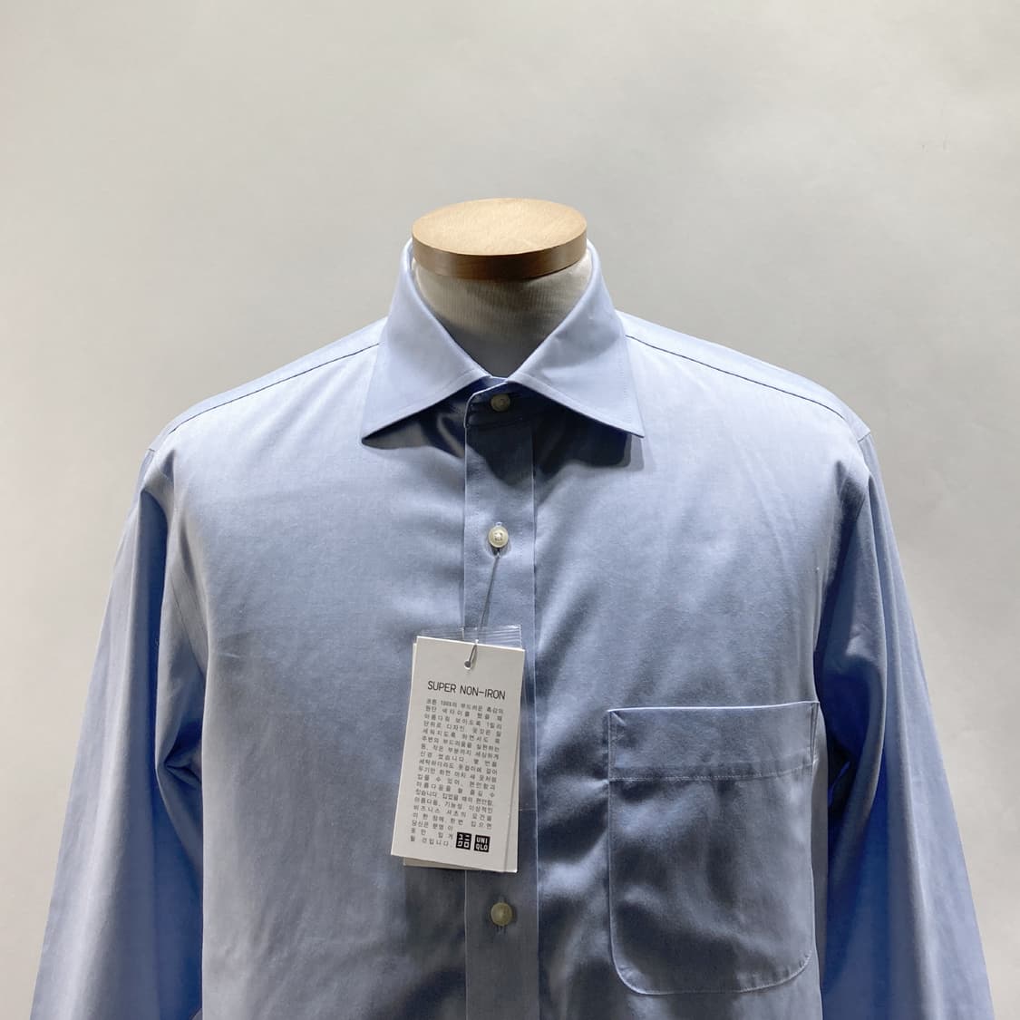 유니클로 택새상품 남성 슈퍼넌아이론 셔츠 M  상품이미지2