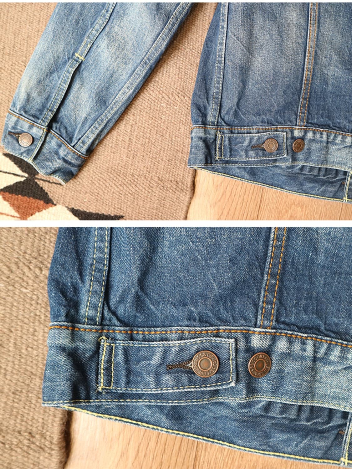 LEVIS 리바이스 워싱 가공 데님자켓 상품이미지6