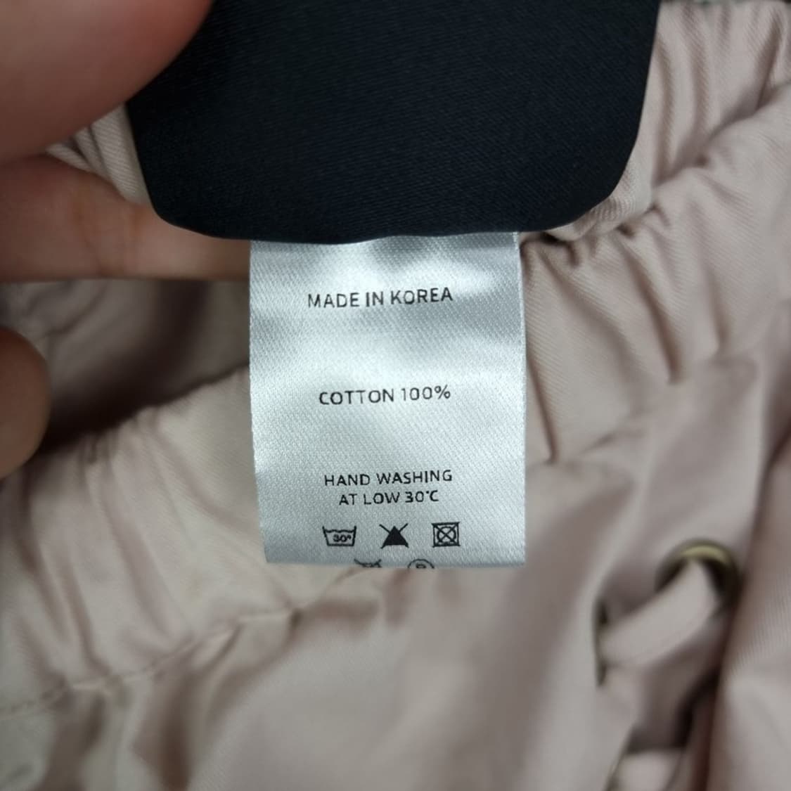 [쓰리타임즈] 루즈핏 리본 셔링 리코 카고 팬츠 M17557 상품이미지7