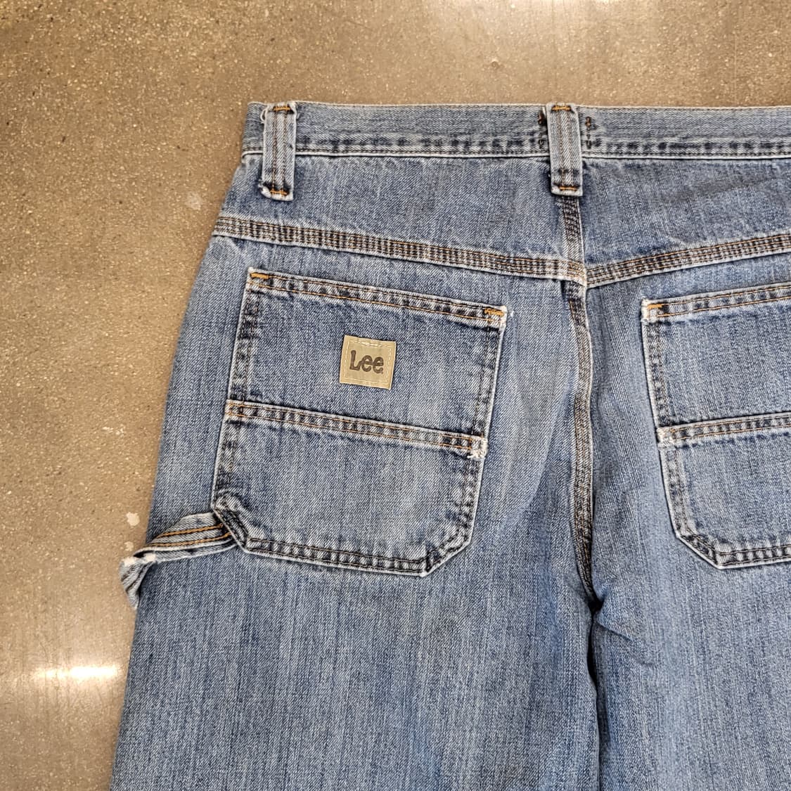 Lee 루즈핏 데님 청바지 중청 상품이미지9