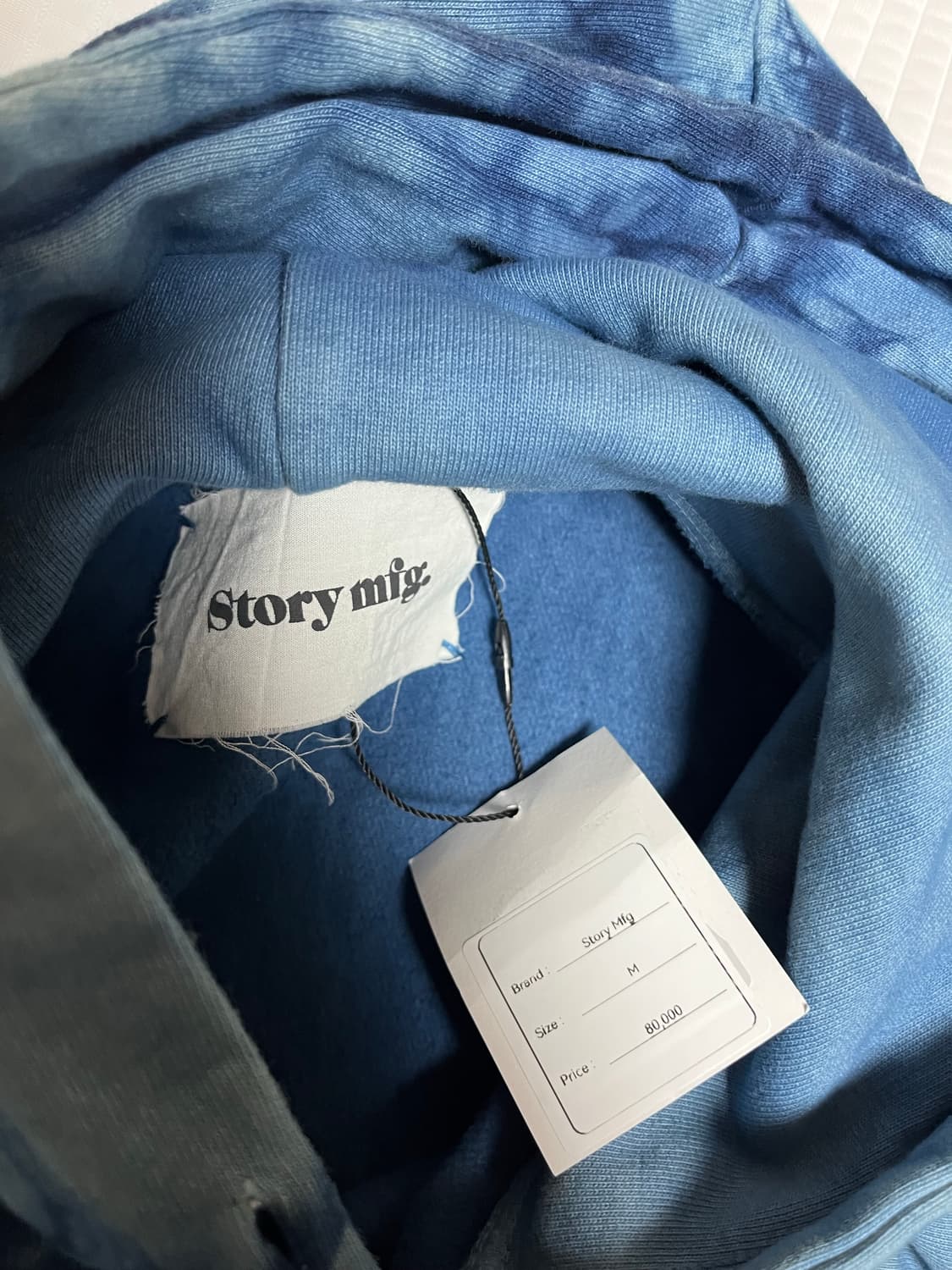 [L] STORY MFG 타이다이 머쉬룸 후드 상품이미지5