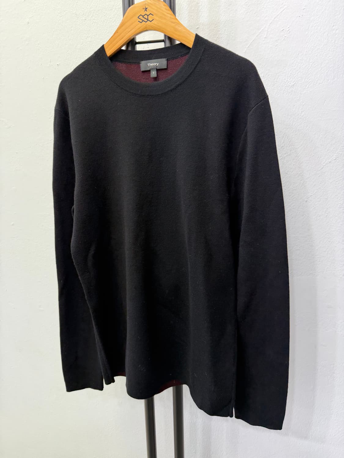 정품) 띠어리 블랙 남성 니트 S  상품이미지3