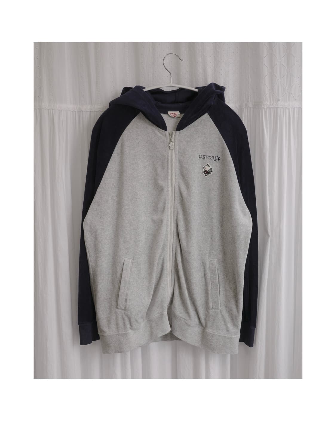 Drug Store Velvet Hood Zip-up  상품이미지2